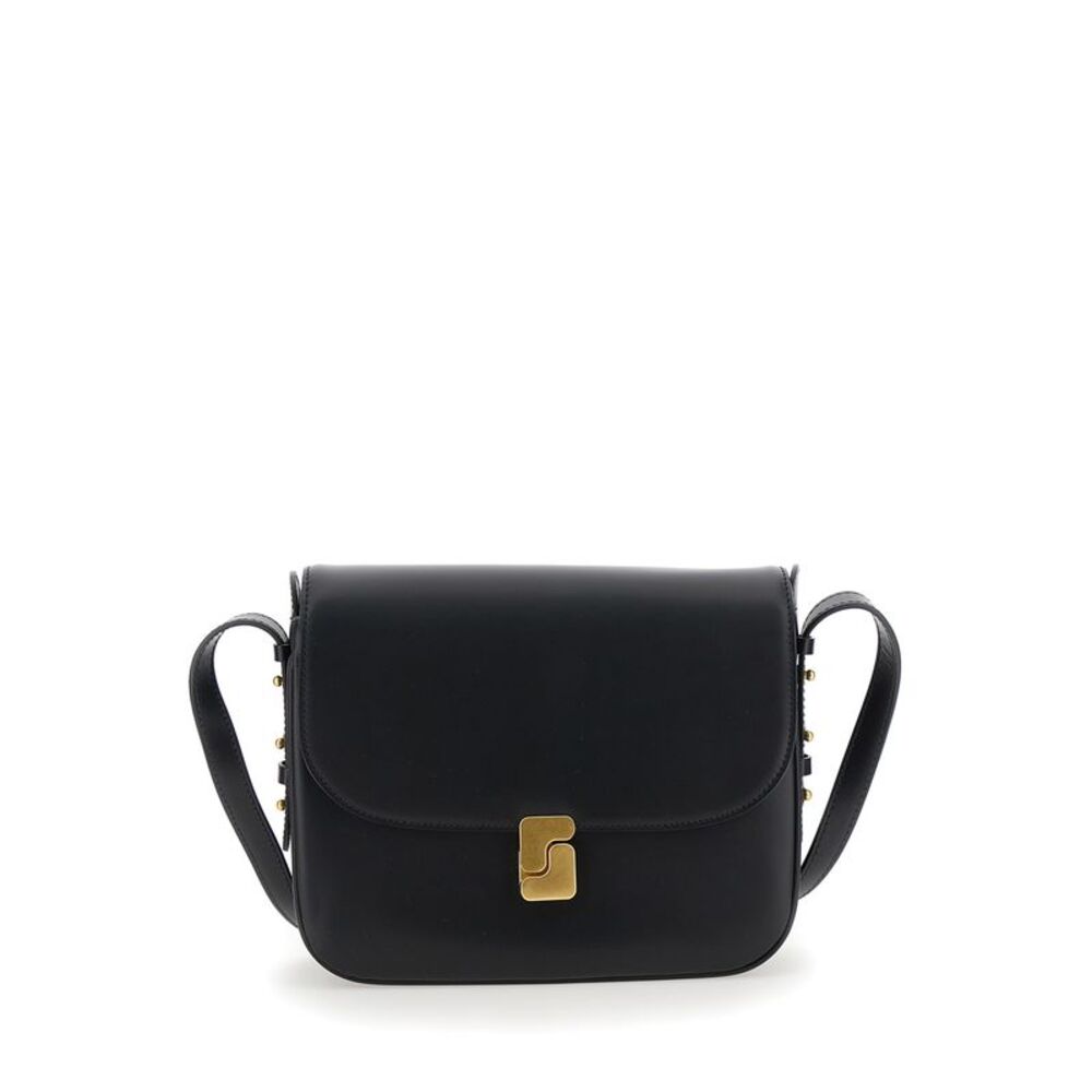 Soeur Women Crossbody Bag Bellissima Maxi In Leather And Black For Women